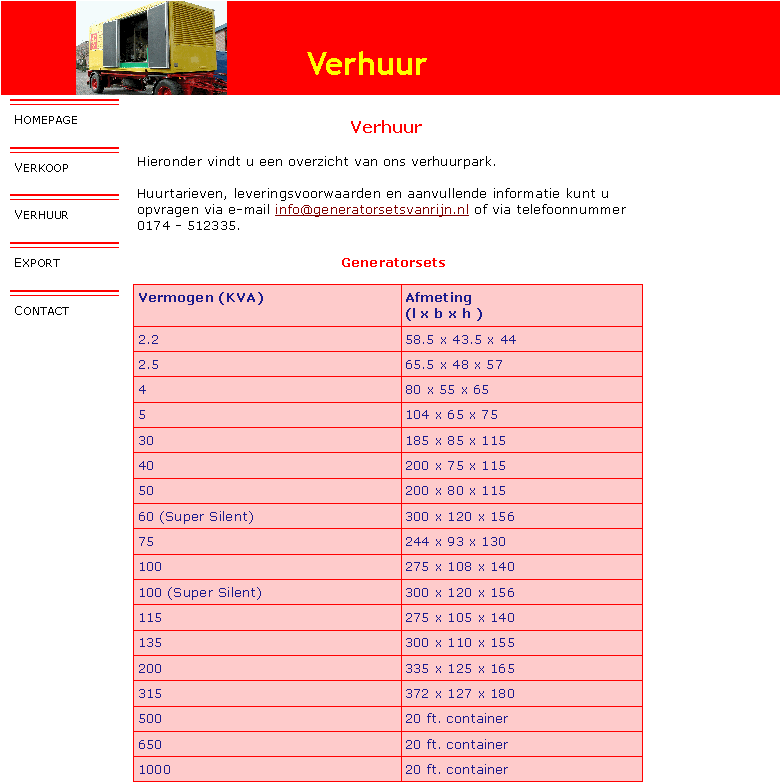 Verhuur